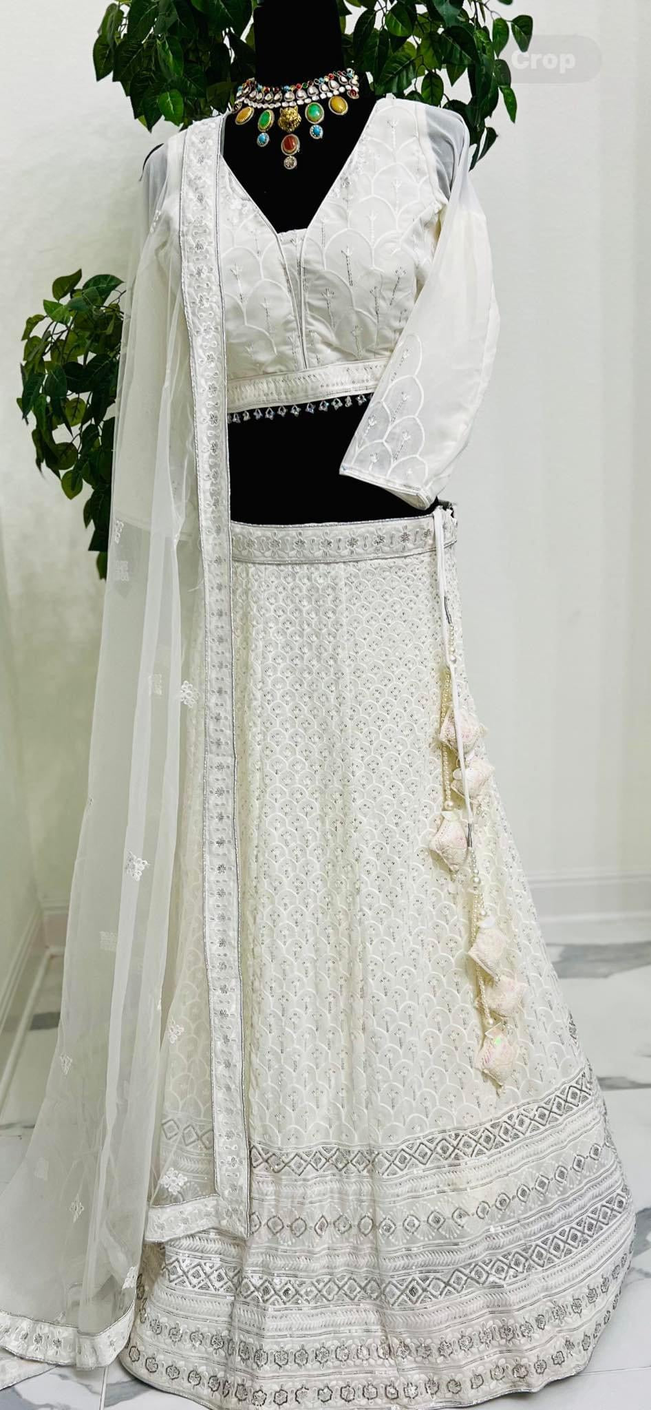 Lehengas with sequence work