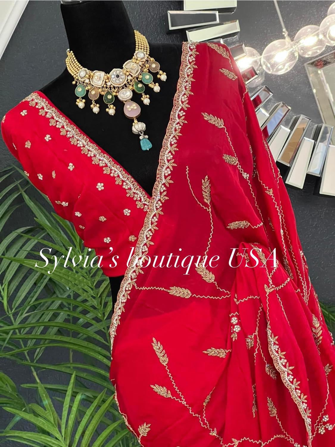 Chinoon Silk Saree/ Bridal Collection