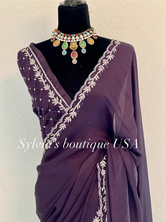 Chinoon Silk Saris