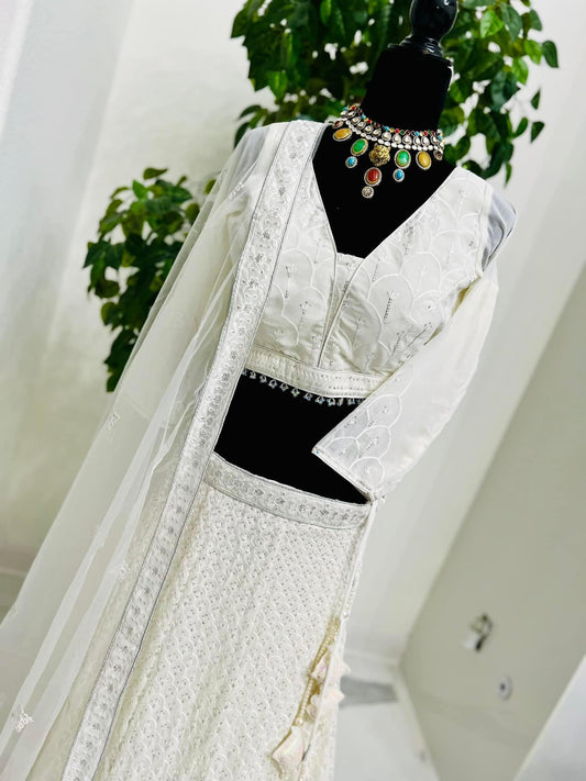 Lehengas with sequence work